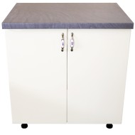 Masca pentru chiuveta cu 2 usi 80 cm Zebra, alb/MDF Vanilie, cu blat Artar, 80 x 85 x 60 cm Masca pentru chiuveta cu 2 usi 80 cm Zebra, alb/MDF Vanilie, cu blat Artar, 80 x 85 x 60 cm